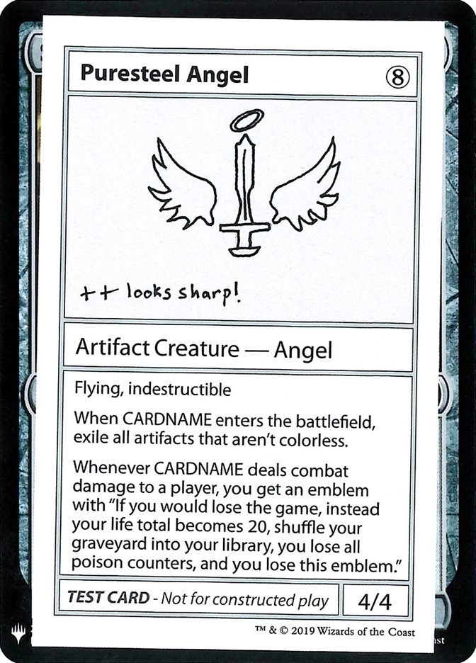 Puresteel Angel [Mystery Booster Playtest Cards] | Cracking-Singles