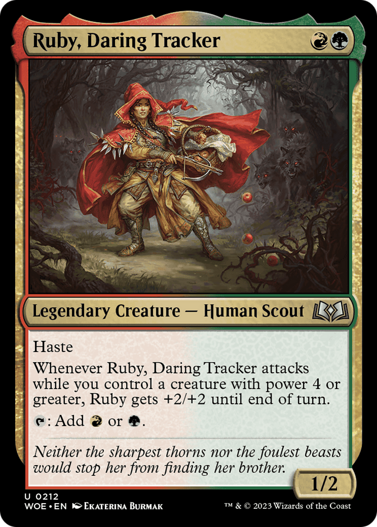 Ruby, Daring Tracker [Wilds of Eldraine] | Cracking-Singles