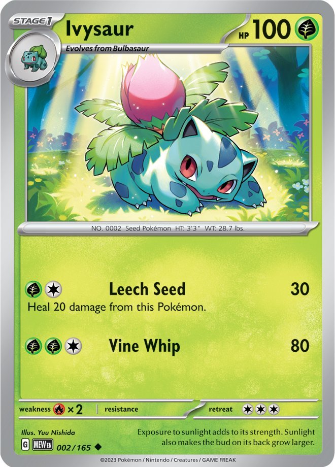 Ivysaur (002/165) [Scarlet & Violet: 151] | Cracking-Singles