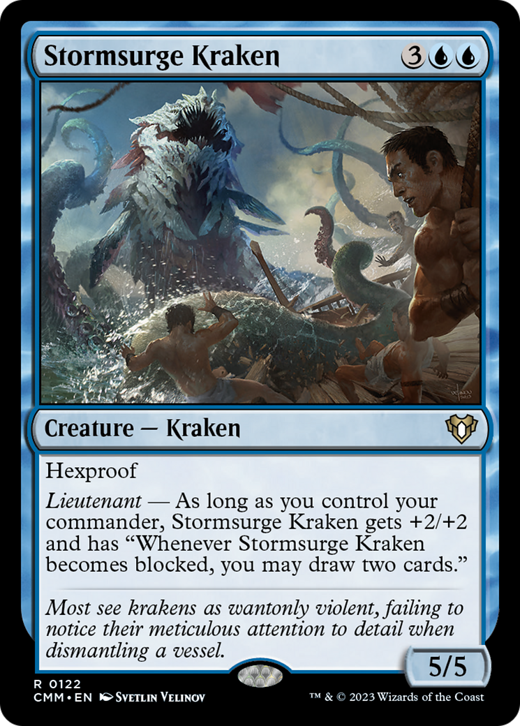 Stormsurge Kraken [Commander Masters] | Cracking-Singles