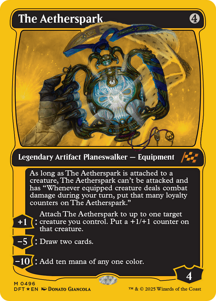 The Aetherspark (First-Place Foil) [Aetherdrift] | Cracking-Singles