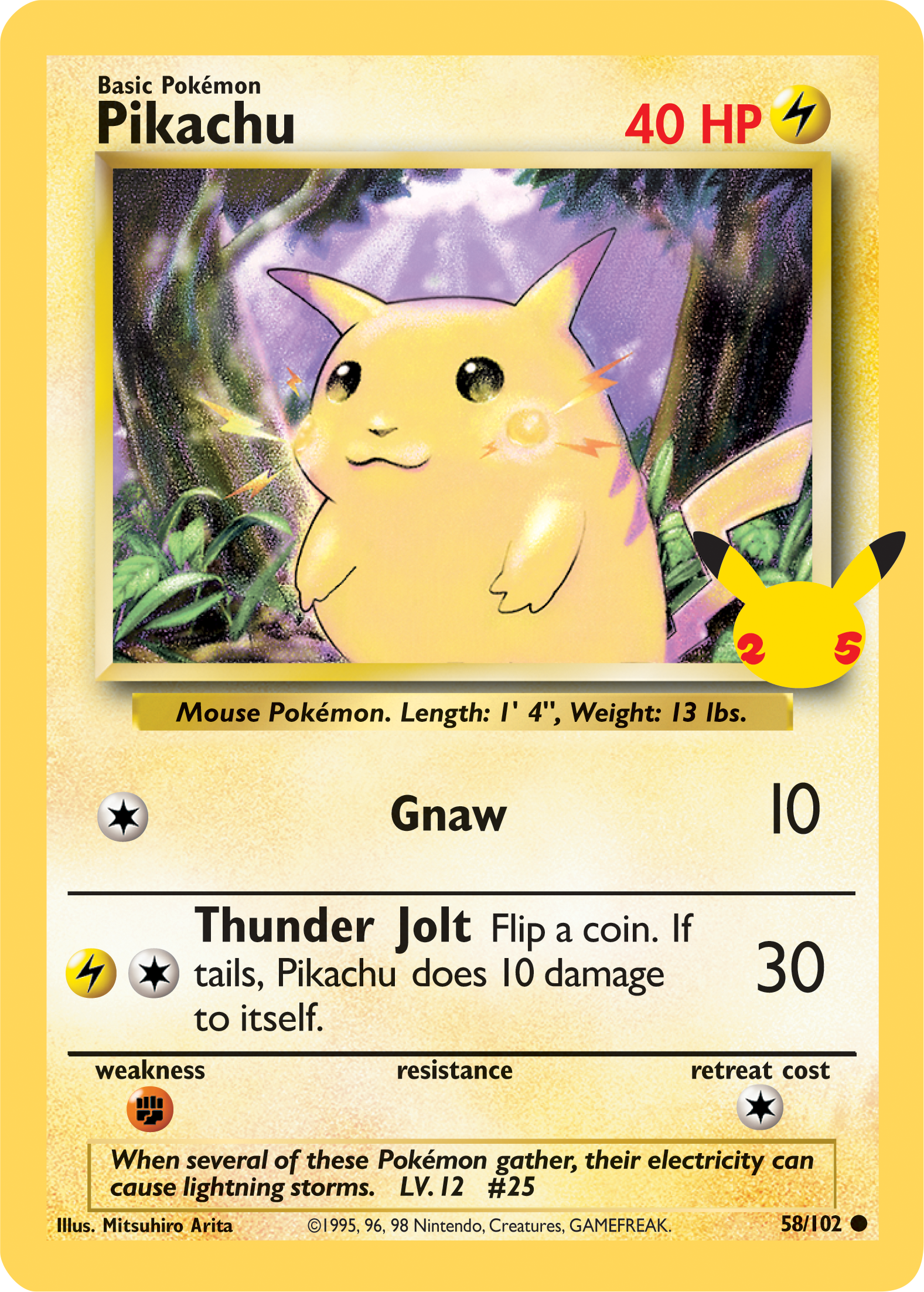 Pikachu (58/102) (Jumbo Card) [First Partner Pack] | Cracking-Singles