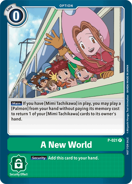 A New World [P-021] [Promotional Cards] | Cracking-Singles