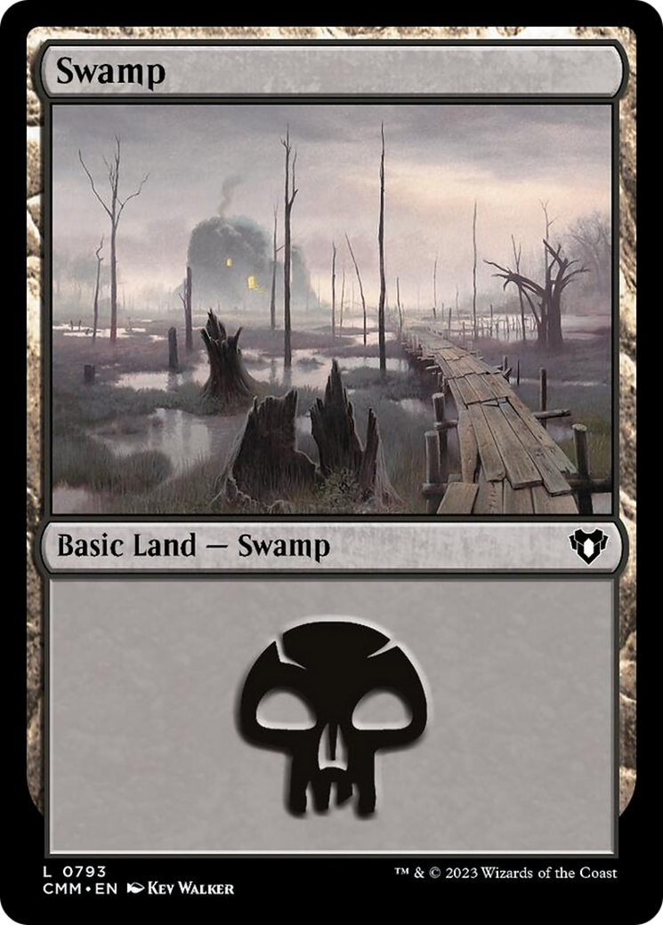 Swamp (793) [Commander Masters] | Cracking-Singles