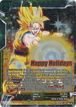 Son Goku, the Path to Godhood (Gift Box 2019) (BT8-068) [Promotion Cards] | Cracking-Singles