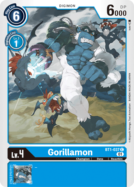 Gorillamon [BT1-037] (Alternative Art) [Starter Deck: Ulforce Veedramon] | Cracking-Singles