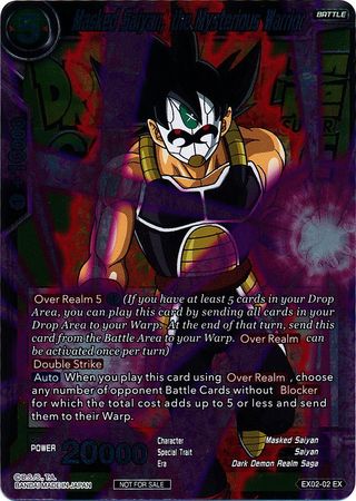 Masked Saiyan, the Mysterious Warrior (Metallic Foil) (Event Pack 2018) (EX02-02) [Promotion Cards] | Cracking-Singles