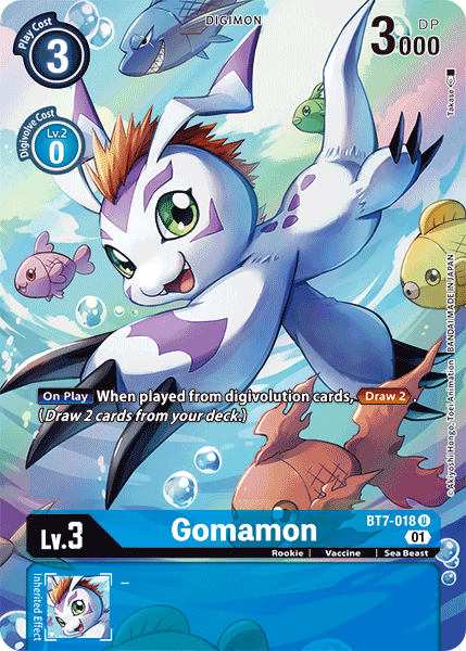 Gomamon [BT7-018] (Alternate Art) [Next Adventure] | Cracking-Singles