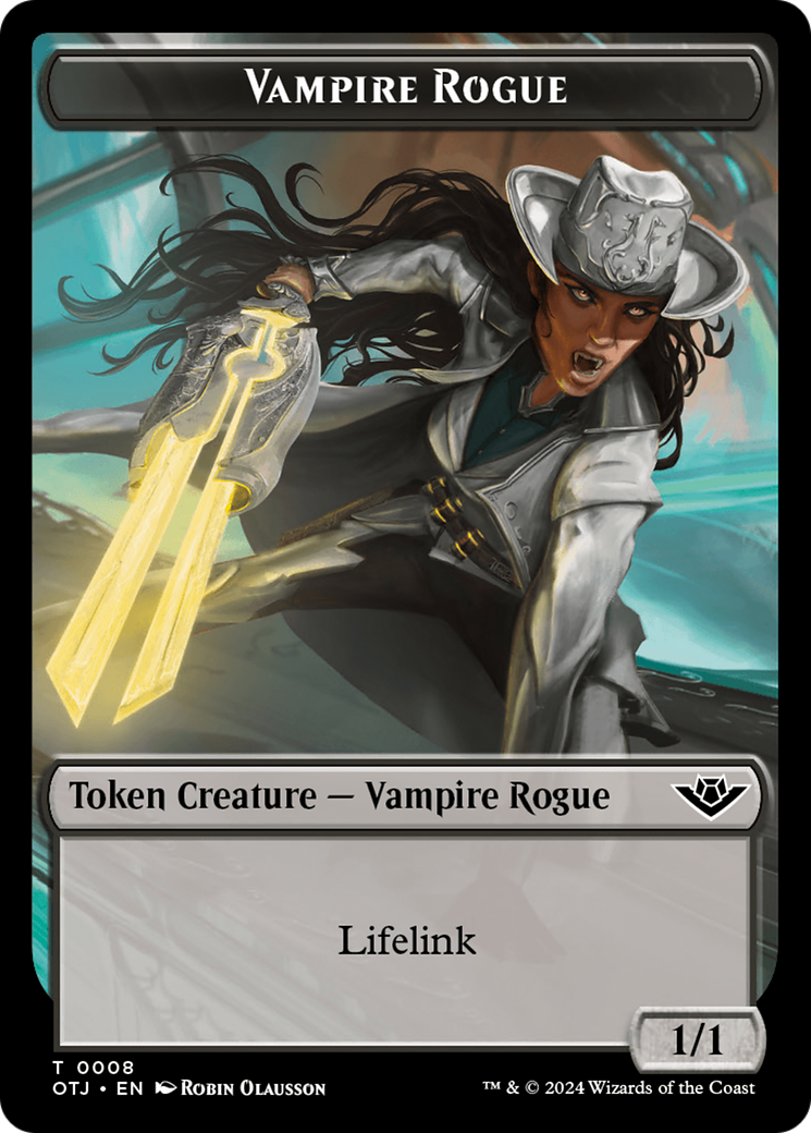 Vampire Rogue Token [Outlaws of Thunder Junction Tokens] | Cracking-Singles