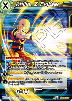 Krillin, Z Fighter (BT17-086) [Ultimate Squad] | Cracking-Singles