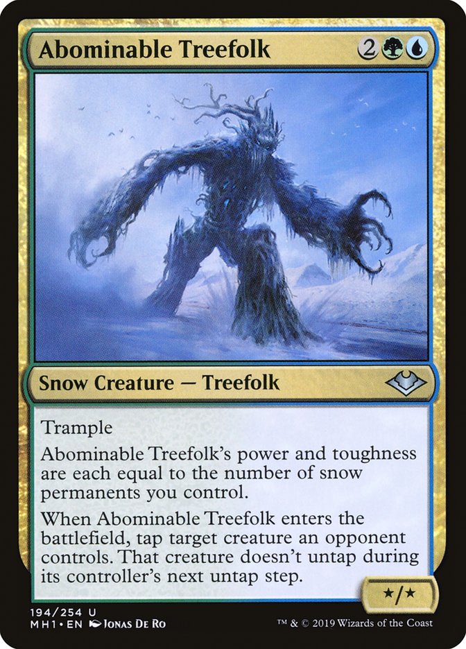 Abominable Treefolk [Modern Horizons] | Cracking-Singles