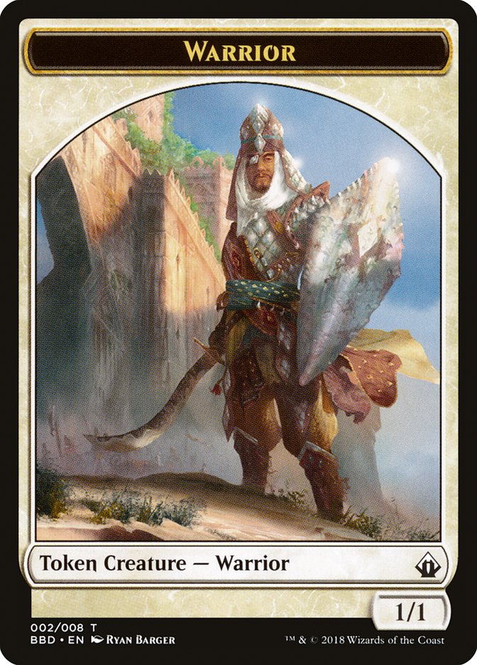 Warrior Token [Battlebond Tokens] | Cracking-Singles