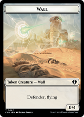 Wall // Kor Ally Double-Sided Token [Commander Masters Tokens] | Cracking-Singles