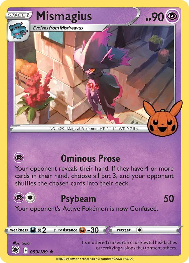 Mismagius (059/189) [Trick or Trade] | Cracking-Singles