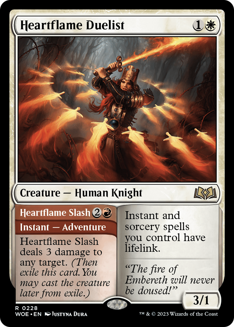 Heartflame Duelist // Heartflame Slash [Wilds of Eldraine] | Cracking-Singles