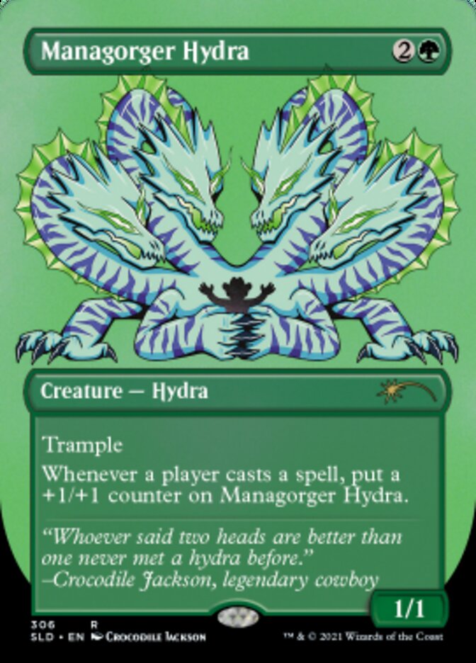 Managorger Hydra (Borderless) (Foil Etched) [Secret Lair Drop Series] | Cracking-Singles