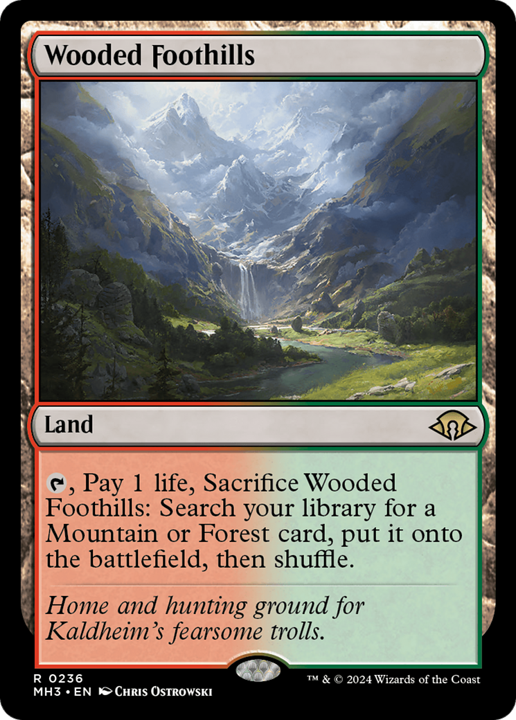 Wooded Foothills [Modern Horizons 3] | Cracking-Singles