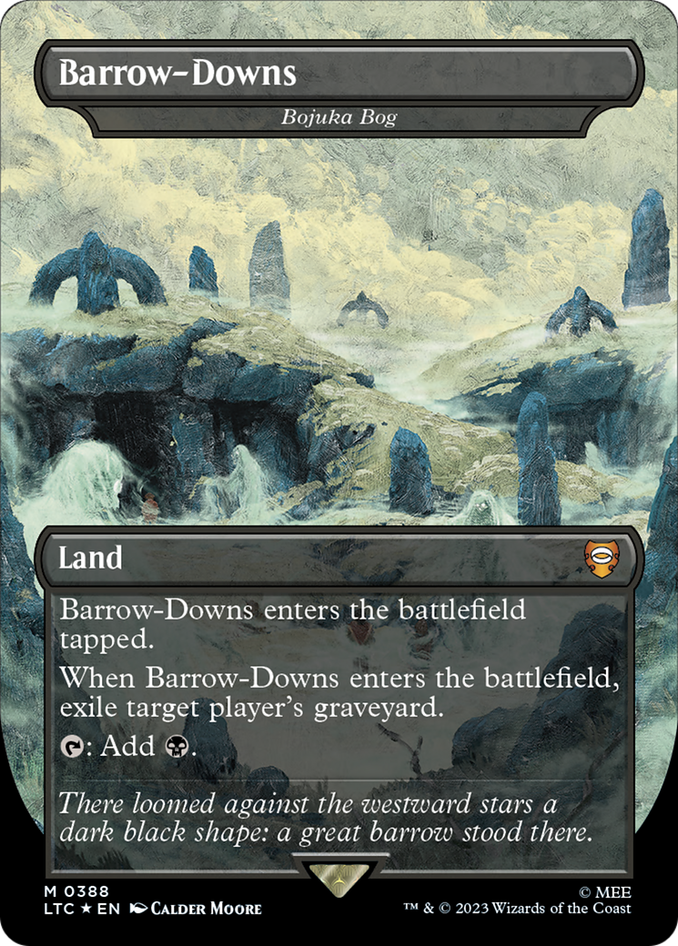 Barrow-Downs - Bojuka Bog (Surge Foil Realms and Relics) [The Lord of the Rings: Tales of Middle-Earth Commander] | Cracking-Singles