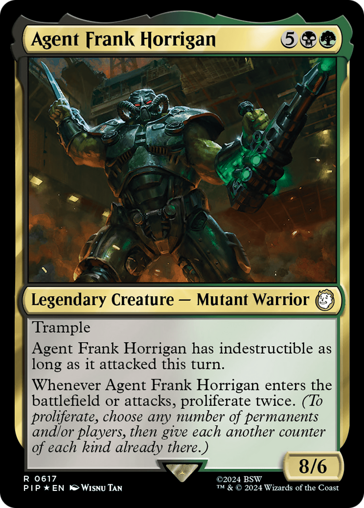 Agent Frank Horrigan (Surge Foil) [Fallout] | Cracking-Singles