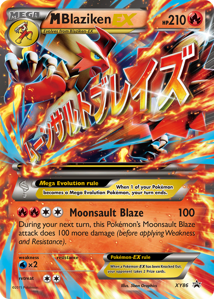 M Blaziken EX (XY86) [XY: Black Star Promos] | Cracking-Singles