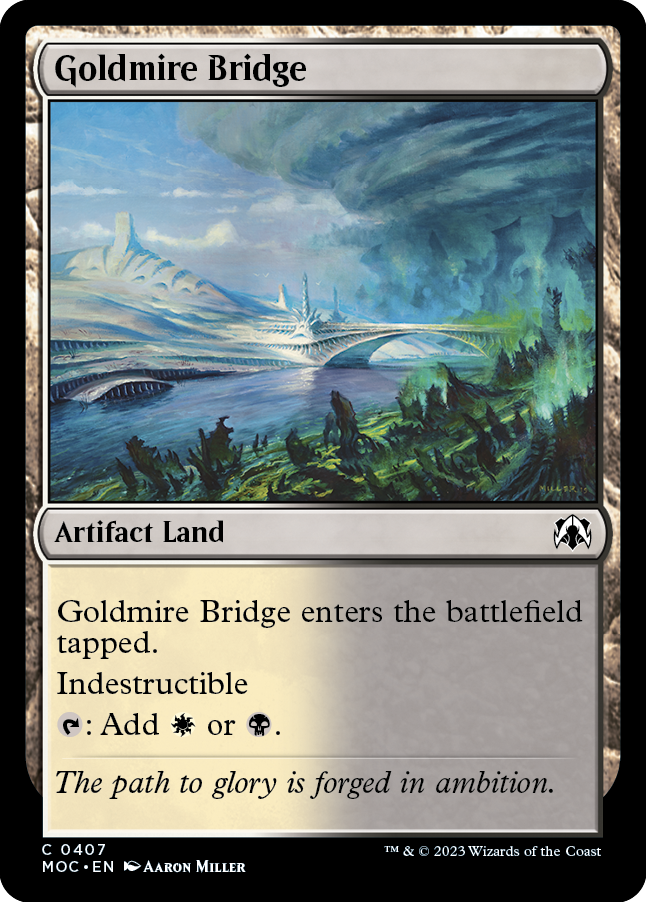 Goldmire Bridge [March of the Machine Commander] | Cracking-Singles