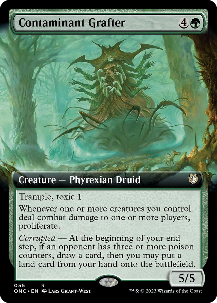 Contaminant Grafter (Extended Art) [Phyrexia: All Will Be One Commander] | Cracking-Singles