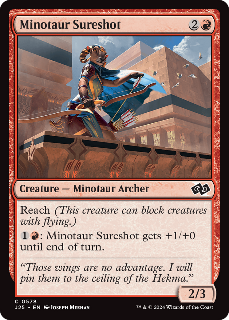 Minotaur Sureshot [Foundations Jumpstart] | Cracking-Singles