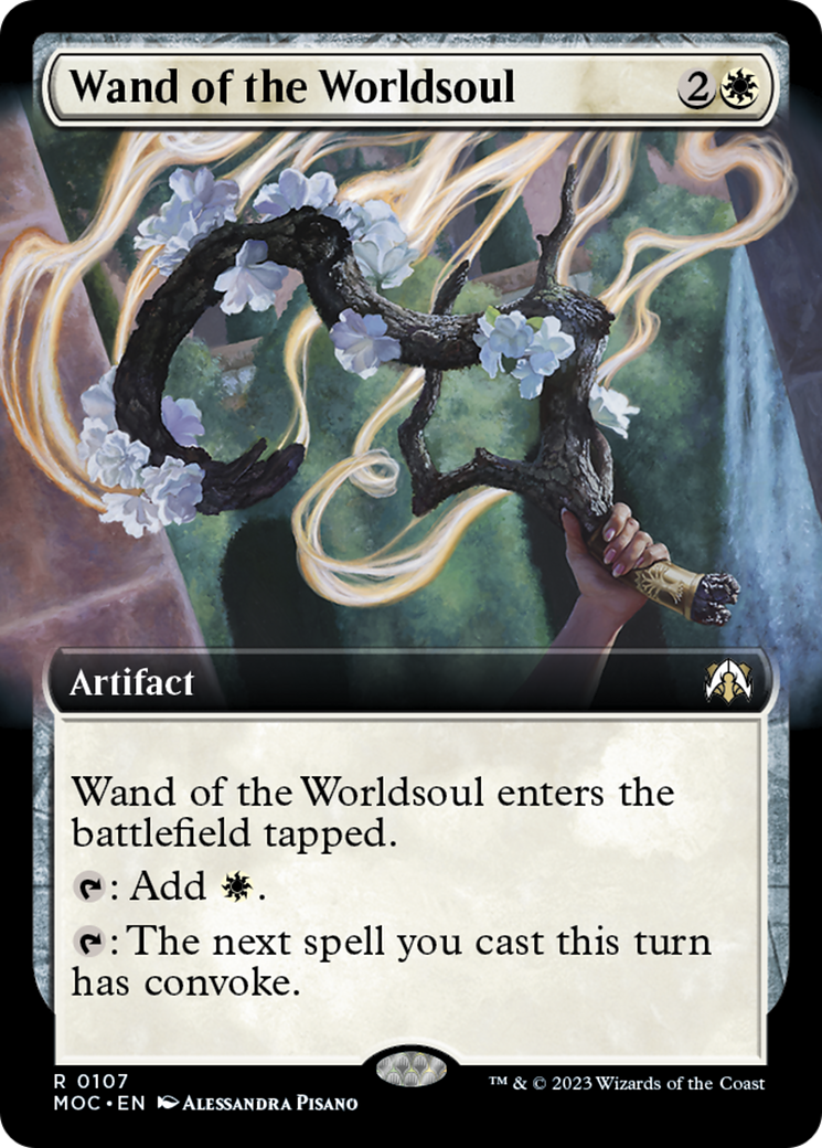 Wand of the Worldsoul (Extended Art) [March of the Machine Commander] | Cracking-Singles