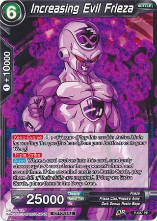 Increasing Evil Frieza (P-037) [Promotion Cards] | Cracking-Singles