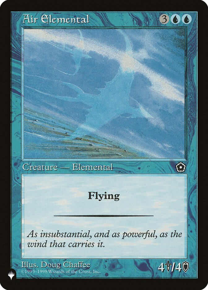 Air Elemental [The List] | Cracking-Singles