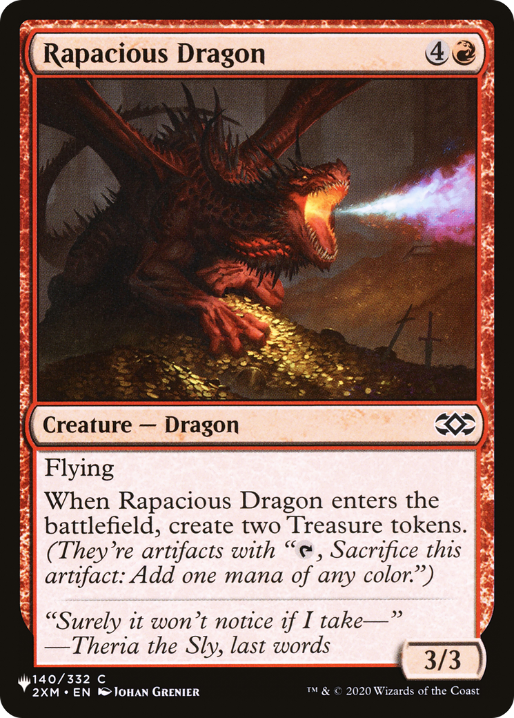 Rapacious Dragon [The List] | Cracking-Singles