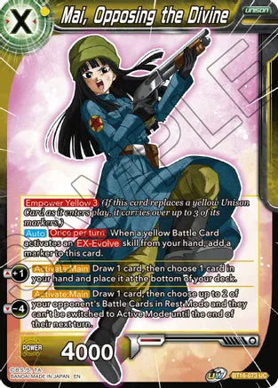 Mai, Opposing the Divine (BT16-073) [Realm of the Gods] | Cracking-Singles