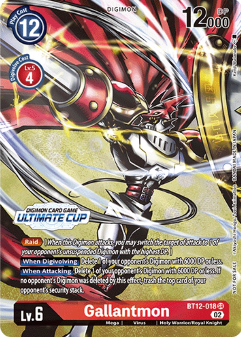 Gallantmon [BT12-018] (Ultimate Cup) [Across Time Promos] | Cracking-Singles