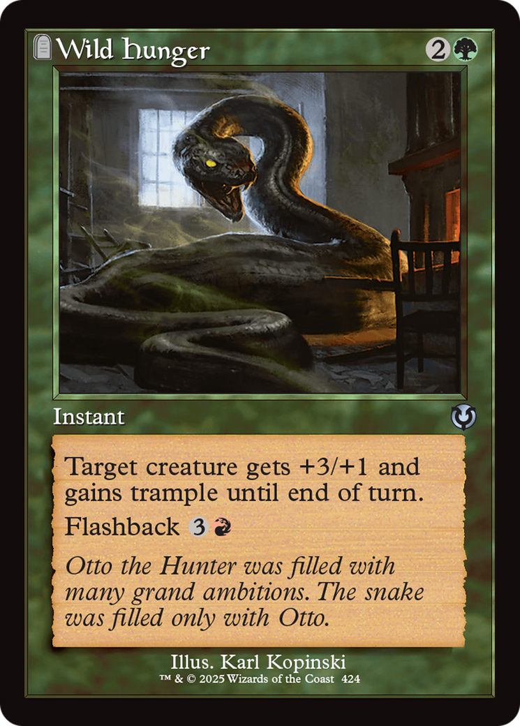 Wild Hunger (Retro Frame) [Innistrad Remastered] | Cracking-Singles