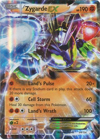 Zygarde EX (54/124) (Jumbo Card) [XY: Fates Collide] | Cracking-Singles