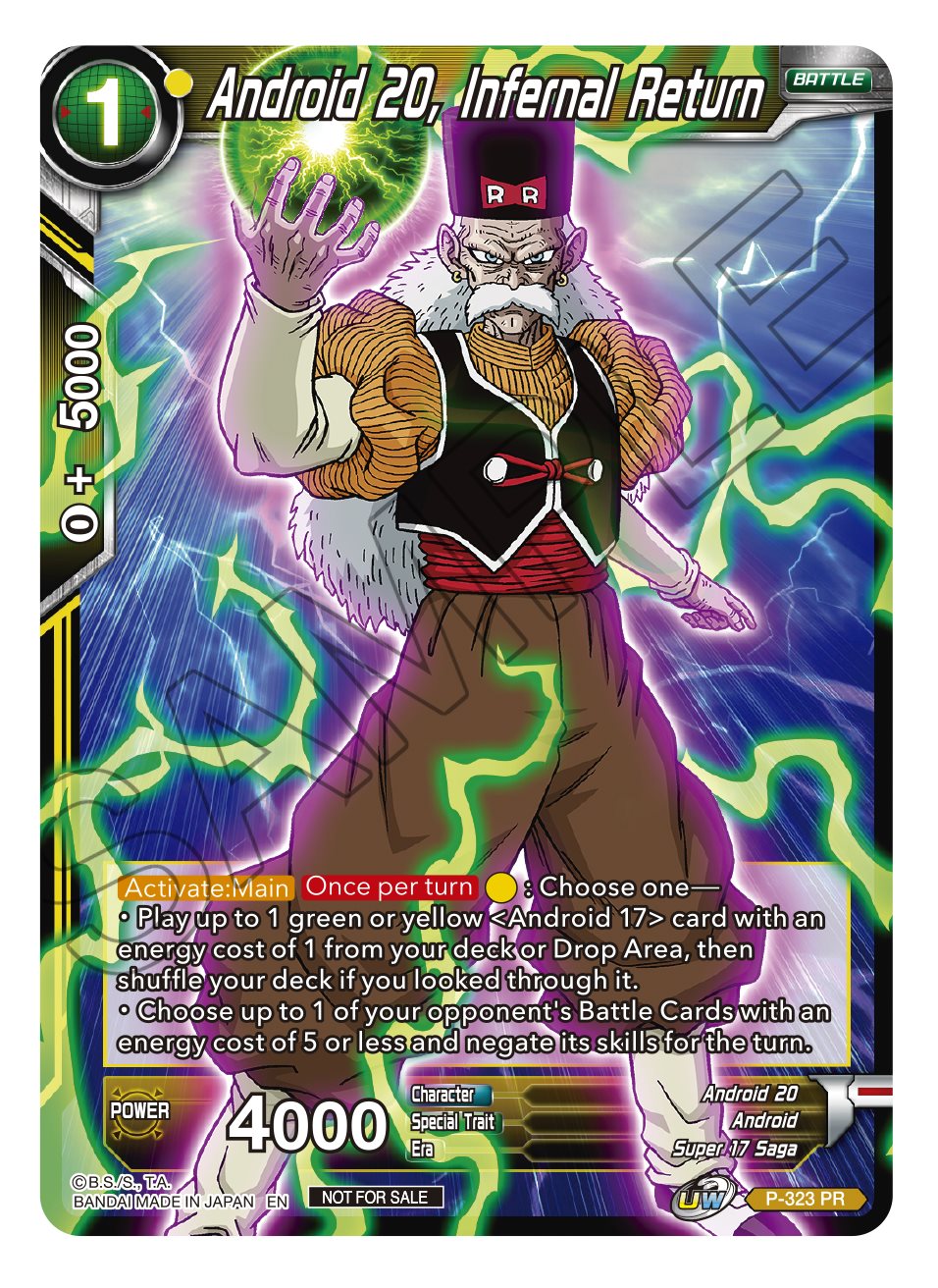 Android 20, Infernal Return (P-323) [Tournament Promotion Cards] | Cracking-Singles