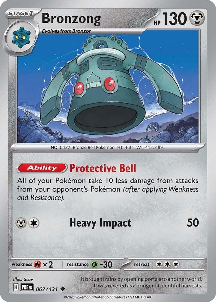 Bronzong (067/131) [Scarlet & Violet: Prismatic Evolutions] | Cracking-Singles