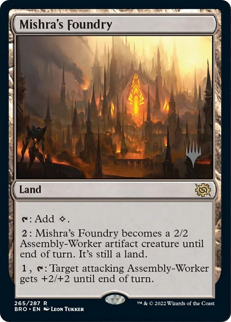 Mishra's Foundry (Promo Pack) [The Brothers' War Promos] | Cracking-Singles