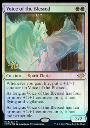 Voice of the Blessed [Innistrad: Crimson Vow Prerelease Promos] | Cracking-Singles