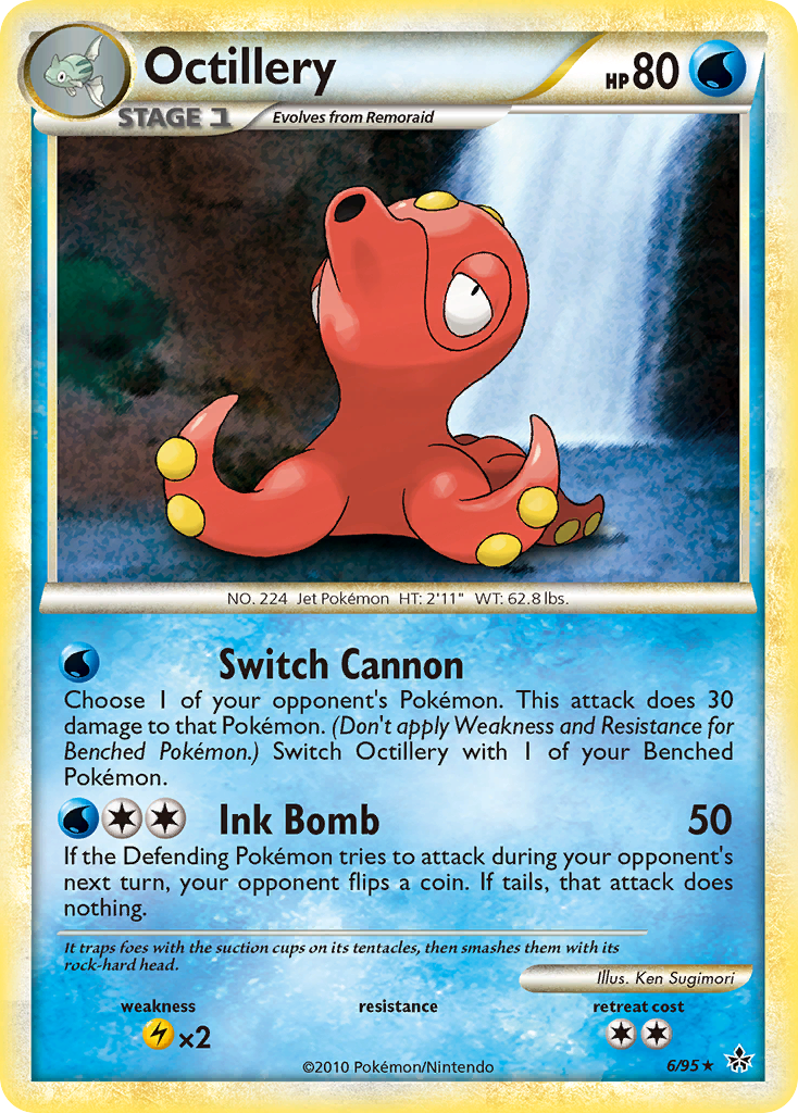 Octillery (6/95) [HeartGold & SoulSilver: Unleashed] | Cracking-Singles