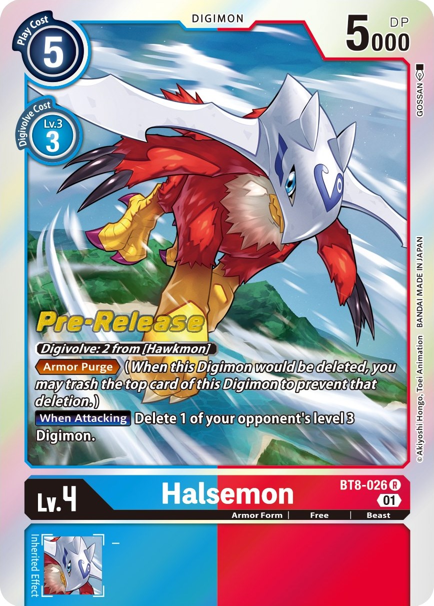 Halsemon [BT8-026] [New Awakening Pre-Release Cards] | Cracking-Singles