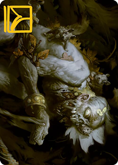 Nested Shambler Art Card (Gold-Stamped Signature) [Modern Horizons 2 Art Series] | Cracking-Singles