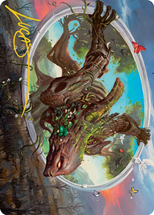 Gaea's Will Art Card (Gold-Stamped Signature) [Modern Horizons 2 Art Series] | Cracking-Singles