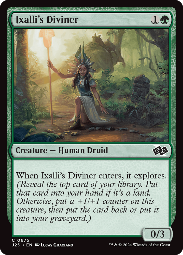 Ixalli's Diviner [Foundations Jumpstart] | Cracking-Singles