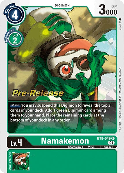 Namakemon [BT8-049] [New Awakening Pre-Release Cards] | Cracking-Singles