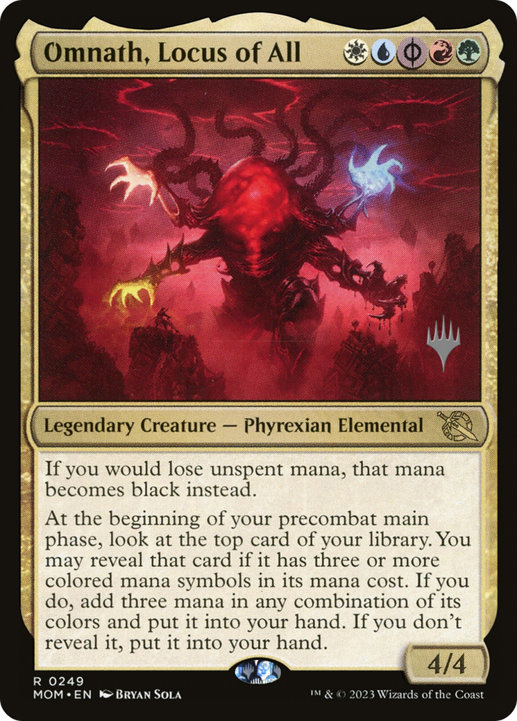 Omnath, Locus of All (Promo Pack) [March of the Machine Promos] | Cracking-Singles