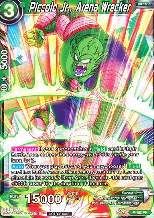 Piccolo Jr., Arena Wrecker (Power Booster: World Martial Arts Tournament) (P-152) [Promotion Cards] | Cracking-Singles