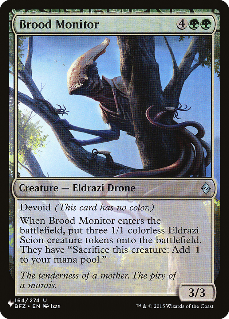 Brood Monitor [The List Reprints] | Cracking-Singles