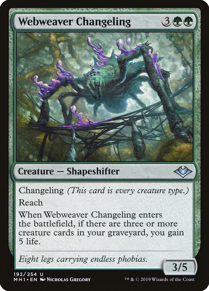 Webweaver Changeling [Modern Horizons] | Cracking-Singles