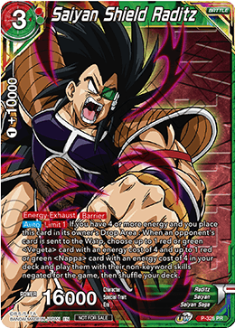 Saiyan Shield Raditz (Winner Stamped) (P-326) [Tournament Promotion Cards] | Cracking-Singles